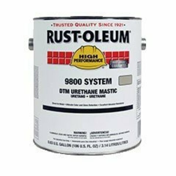 Rust-Oleum Coating, 9800, 5 gal, White, Gloss, High Performance 9892383